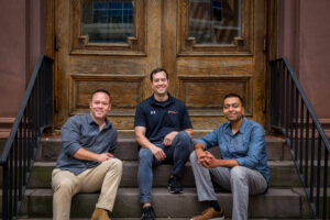 The Founders of DataHaven Solutions: David Brown, Joe Geraghty, and Purvesh Patel.
